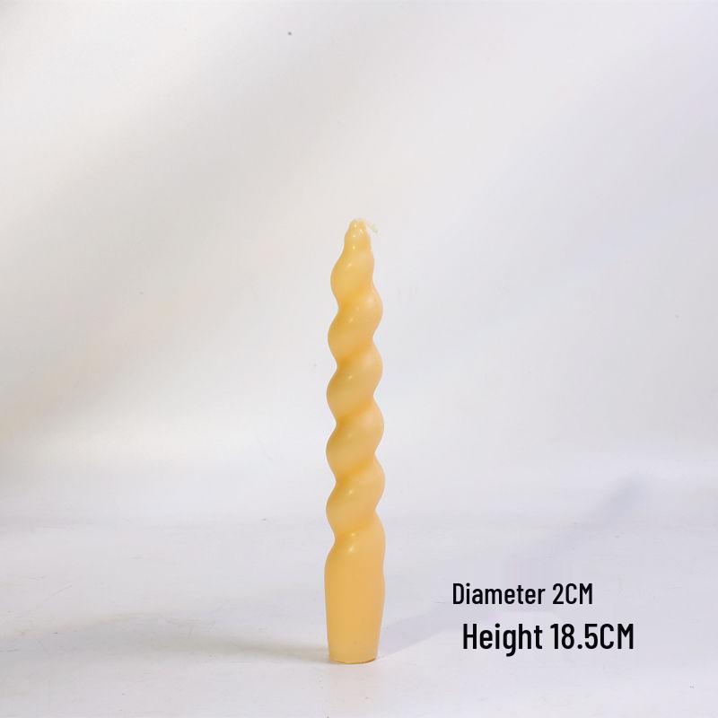 Castiçal de Vidro Transparente Canelado para Aromaterapia e Decoração de Fotografia