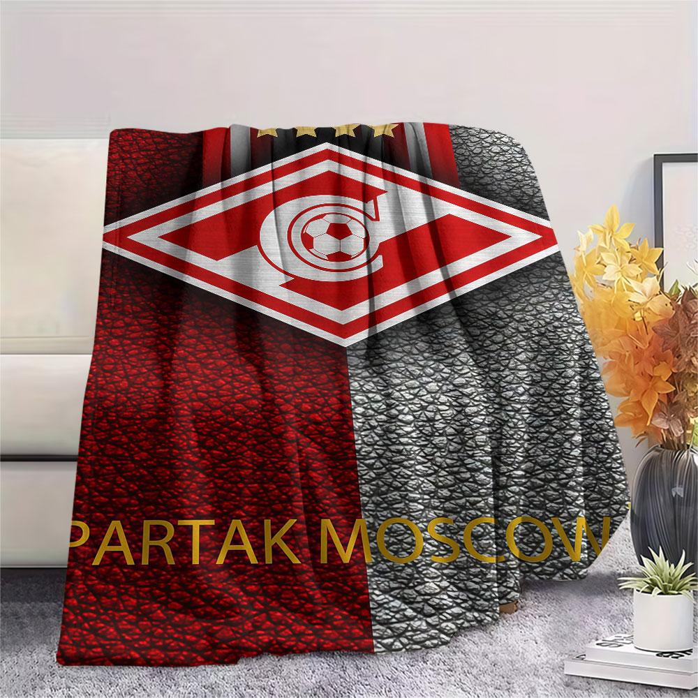 1PC  Spartak Moscow Fight Blanket, High quality Comfortable for All Seasons, Home Decor, Warmth and Comfort