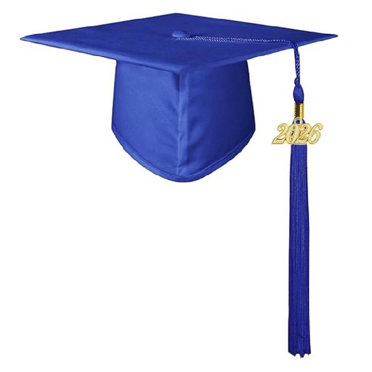

University Graduation Cap with Comfortable Size for Children Adult School Ceremony And Reunions Graduation Bachelor Hat child королевский синий
