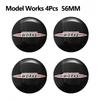 4Pcs Car Wheel Hub Center Metal Decals Sticker Accessories For Mini Cooper JCW Works F54 F55 F56 F57 F60 R50 R52 R53 R55 R56 R57 vhdsg88