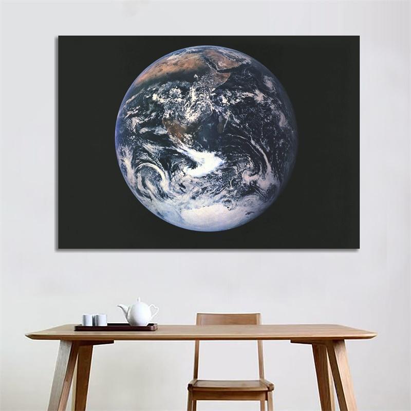 National Geographic Series Posters And Prints Space Earth in Space (1973) Wall Pictures for Living Room Decoration
