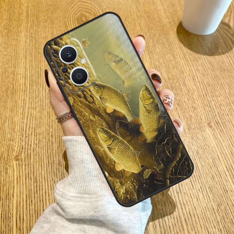 Chub Carp Fish Funda For OPPO Reno 7 8 Lite 14 F 13F 12F 11F 13 12 11 10 Pro OPPO Find X9 X8 X6 X5 Pro Case