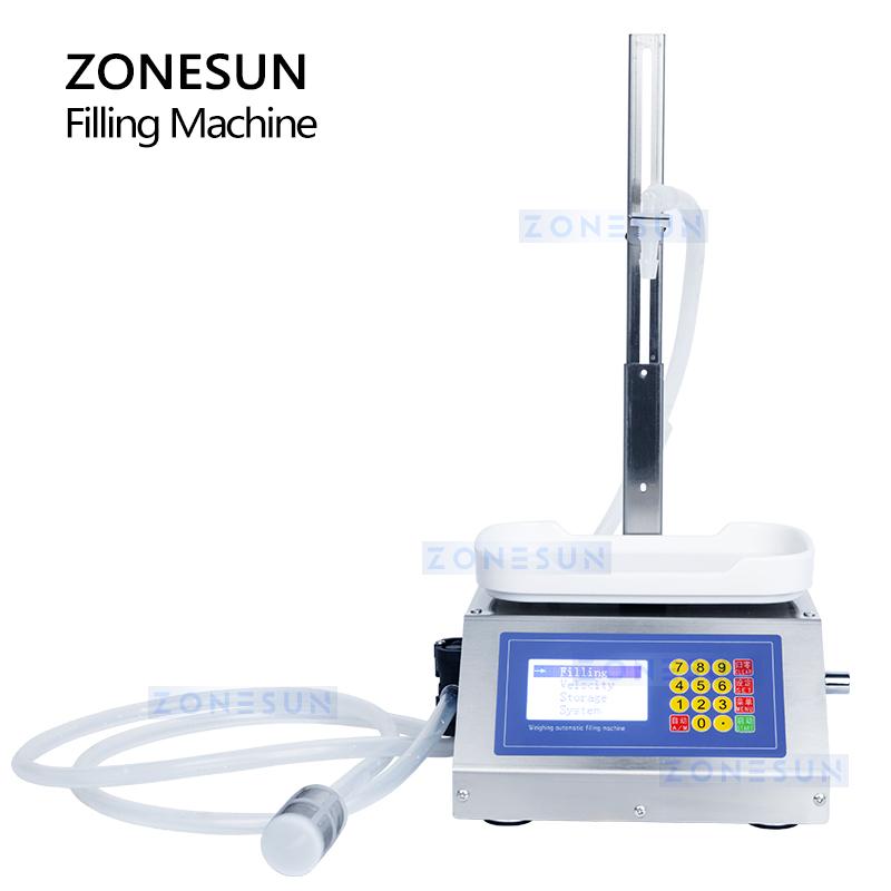 ZONESUN ZS-M1080S Semi-automatic Diaphragm Pump Liquid Weighing Filling Machine