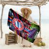 Fc Bayern Munich Fan Art Customized Name Beach Towel High Absorbency & Quick-Dry