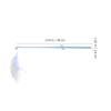 3Pcs Cat Wand Interactive Teaser Stick Bell Plume Multifunctional Cat Engaging Play Fishing Pole for Indoor Cats Self-Activity