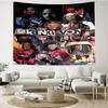 King Of The Rapper Tapestry Hanging for Bedroom,Livingroom, Playroom,Decor Art Room Wall Tapestry Holiday and Birthday Gifts