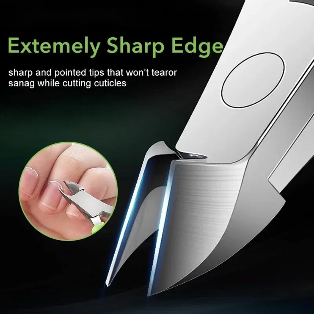 Cuticle Nippers Nail Manicure Cuticle Scissors Clippers Trimmer Dead Skin Remover Pedicure Stainless Steel Cutters Tool
