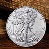 American Statue of Liberty Eagle Coin Silver Plated Commemorative Coin Collection Liberty Collection Coin 2025 Home Decoration