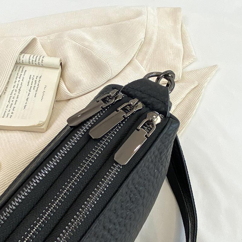 Genuine Leather Casual Women Shoulder Messenger Bags Top Quality Cowhide Commute Crossbody Bags for Women Ladies Purse Handbags