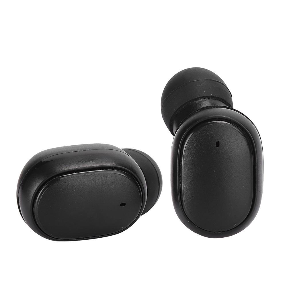 A6S True Wireless Earphones Stereo Earbuds Charging Case Mini Headphones Sport inEar Black for Redmi(Black )
