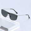 Fashion Pilot Sunglasses UV Resistant One Piece Glasses for Women Men Outdoor Driving Goggles Personalized Style