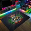 Royal Engineers A.F.C Design Crystal Velvet Carpet Cozy Non?Slip Printed Rug For Bedroom Living Room Entrance
