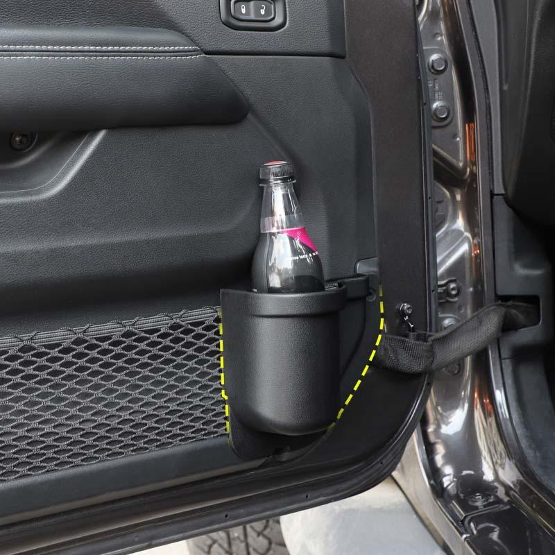 Front Door Net Pocket Storage Box Organizer Container For Jeep Wrangler JL For JT Gladiator 2018 Up 2/4-Door Stowing Tidying Accessories