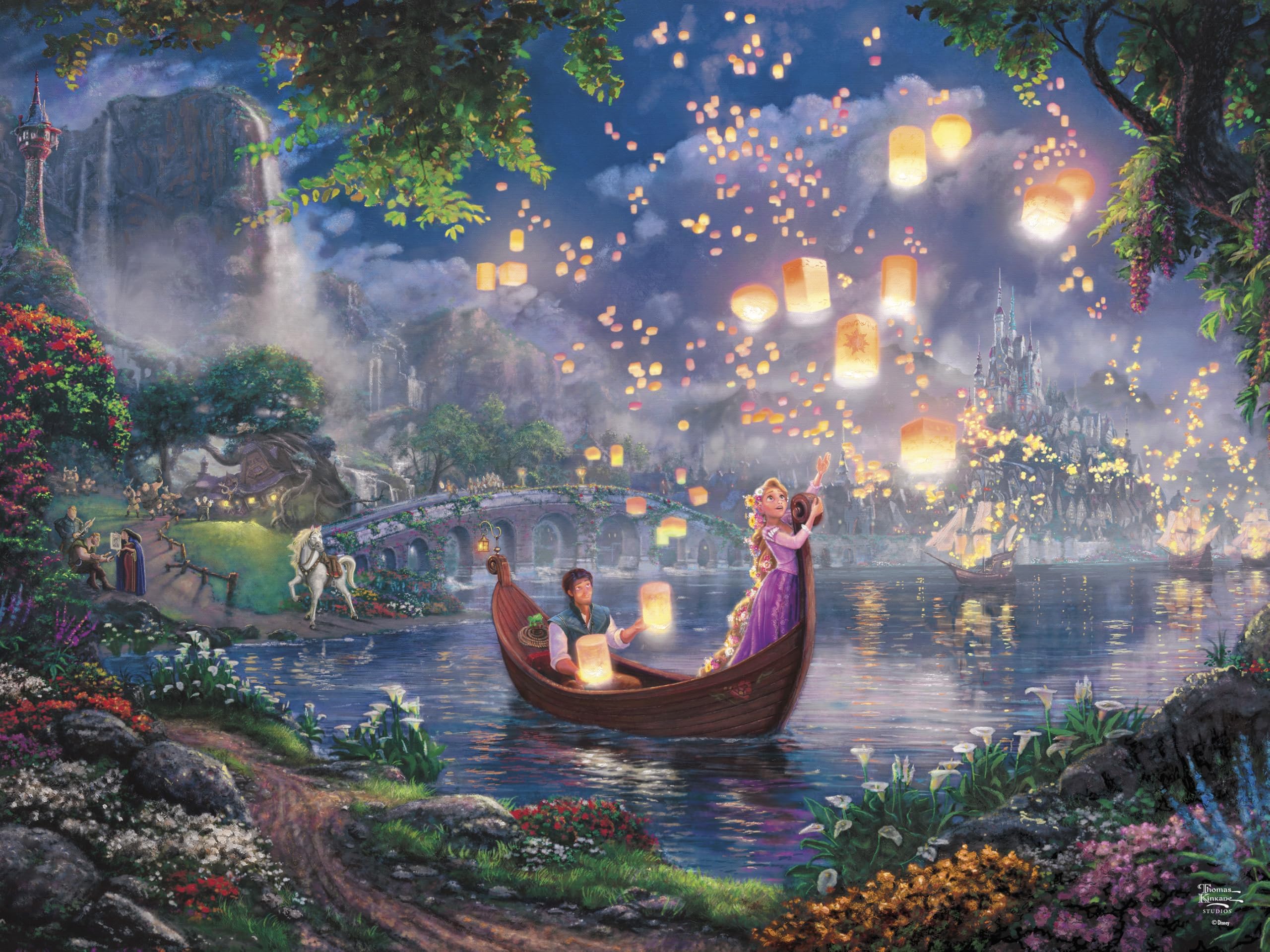 

Ceaco - Thomas Kinkade - Disney - Tangled - 500 Piece Jigsaw Puzzle
