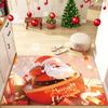 Cross-border Cartoon Christmas Decorative Carpets Christmas Holiday Printed Door Mats Water-absorbing Non-slip Door Mats