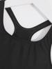 Kids Girls Sleeveless Racer Back Leotard Swimsuit with Keyhole Design Stretchy Monokini for Beach Bathing