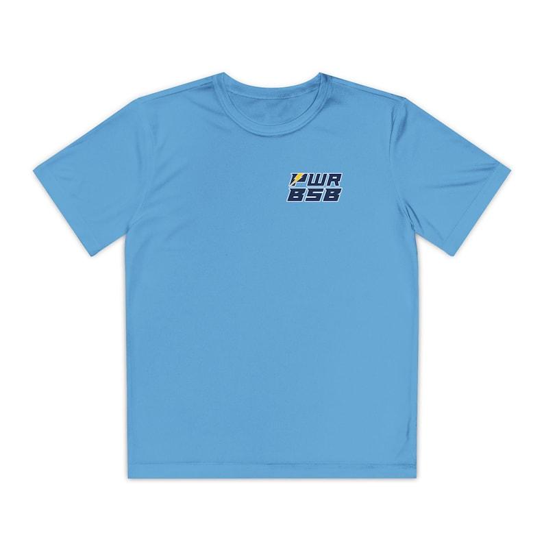 PWR BSB Logo Youth Performance Tee | Youth Competitor Shirt, Power Baseball Tee 100
