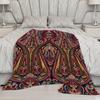 Colorful Ethnic Pattern Microfiber Flannel Cover Blanket Bedroom Living Room Sofa Soft And Comfortable Home Decoration