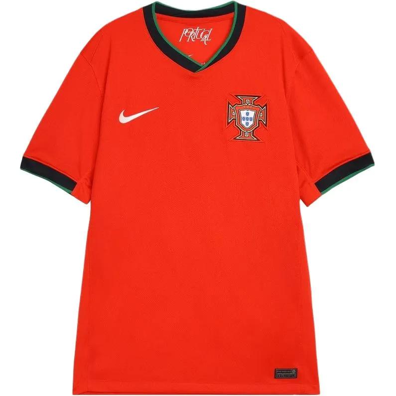 Nike Portugal National Football Team Soccer Jersey Fan Edition Men's Red (Unisex) Soccer Jerseys FJ4275 657