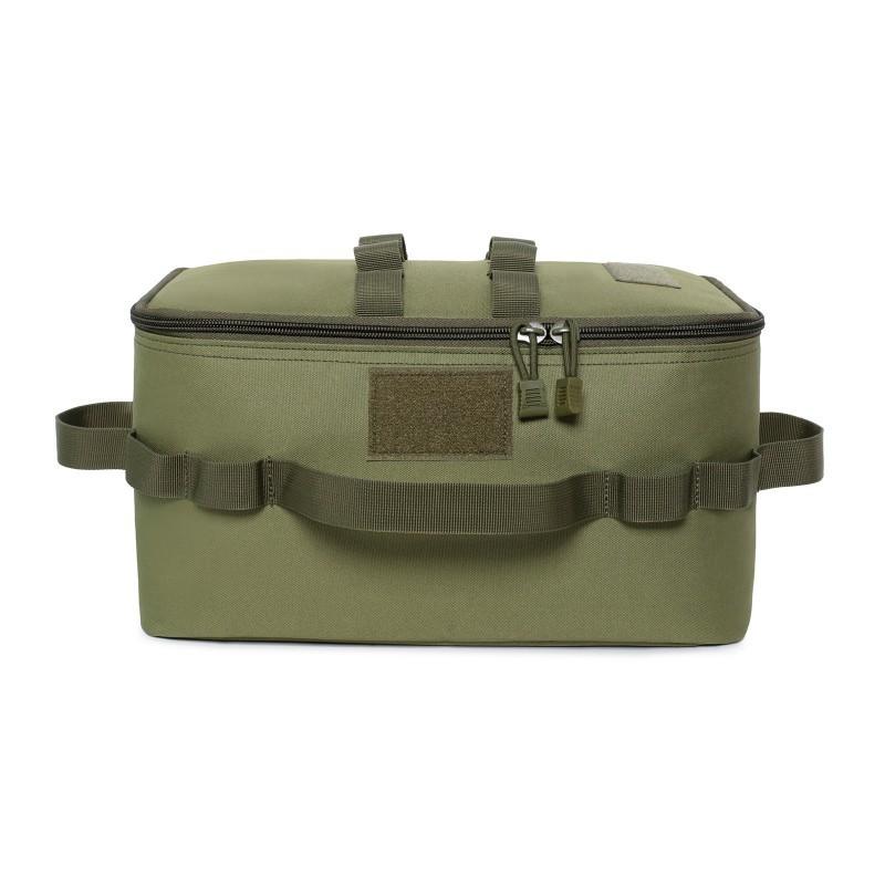 Outdoor Camping Bag Tableware Picnic Storage Military Fans Portable Folding Handbag Multifunctional