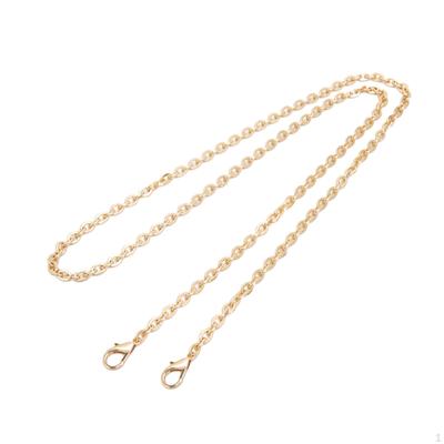Handle Bag Chain DIY Belt Replace Comfortable 39in Metal with Buckle Fashion Shoulder Strap