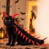 Leichtes Haustier-Halloween-Kostüm, Tausendfüßler-Look, Katzenkostüm, Outfit, Stofftier mit segmentiertem Körper, Kreative Kostüme für Partys, Verstellbar