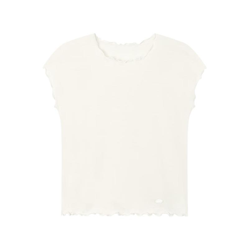 ELLE KIDS Girls  Ruffle Short Sleeve T-shirt 150