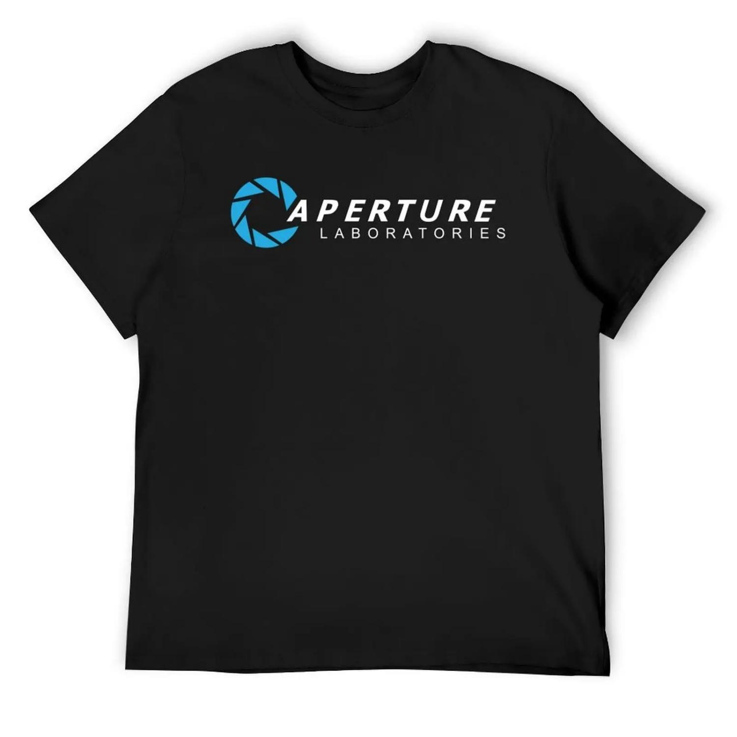 Aperture laboratories T-Shirt vintage clothes summer tops cute clothes Men s cotton t-shirt S