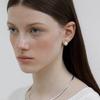 [925 silver] Pureline White pearl earrings 10mm (White) BH6E49641W9XXX
