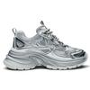 Kappa Urban Sports Back-To-Back Thick Sole Height Increasing Simple Fashion Commuting Casual Non-Slip Wear-Resistant Low-Top Dad Shoes K0F25MC39CJ-171