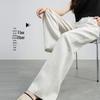 Pantaloni larghi da donna 100% lino HSTYLE