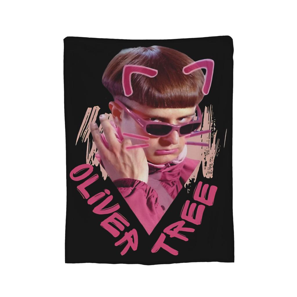 In Loving Memory OT Oliver Tree Blankets Flannel Funny Warm Throw Blanket for Chair Covering Sofa Winter