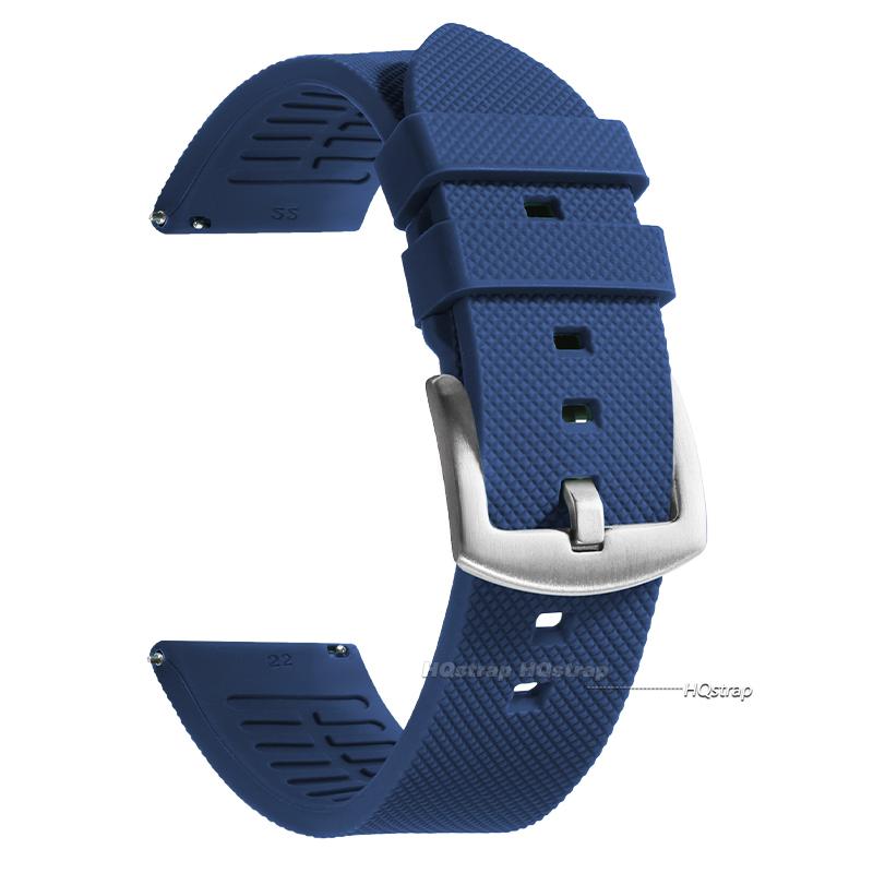 20mm 22mm Rubber Strap High Quality Silicone Watch Band for Omega Soft Sport Belt Waterproof Wristband Quick Release Bracelet