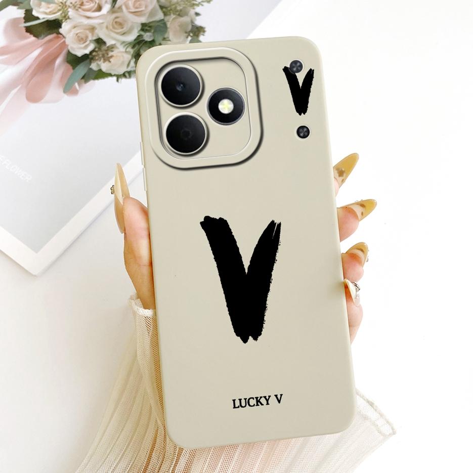 For Realme Note 80 Case RMX5388 Cute Lucky Letters Cover Shockproof Soft TPU Phone Case For Realme Note80 Note 80 4G Fundas Bags