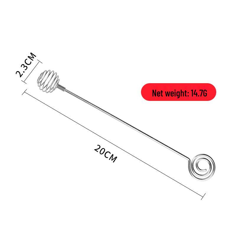 Creative Style 304 Stainless Steel Honey Dipper and Stirring Stick