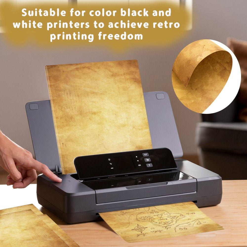 50 Sheets Simple Stationery Writing Paper Classical Pirate Scrolls Drawing