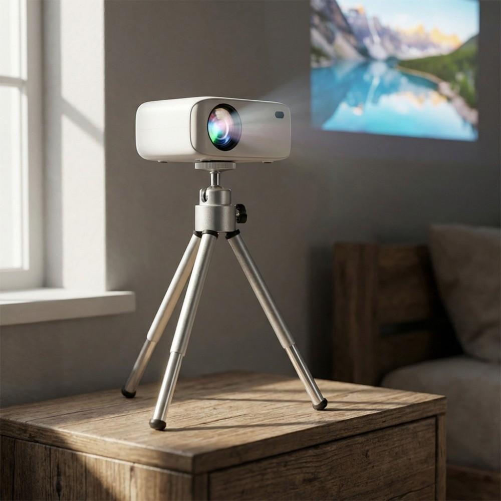 Silver Flexible Tripod Stand Flexible Projector Bracket Compact Projector Holder Stand Photography