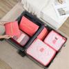 6Pcs Clothes Luggage Travel Blanket Shoes Organizers Bag Suitcase Pouch Packing Cubes Travel Bag Organizer