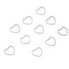 30pcs Stainless Steel Hollow Frame Pendants Silver Stainless Steel Pendants  Earring Craft