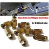 30Pcs 3/8 Inch-24 Threads Brake Line Fittings For 3/16 Inch Brake Lines Standard