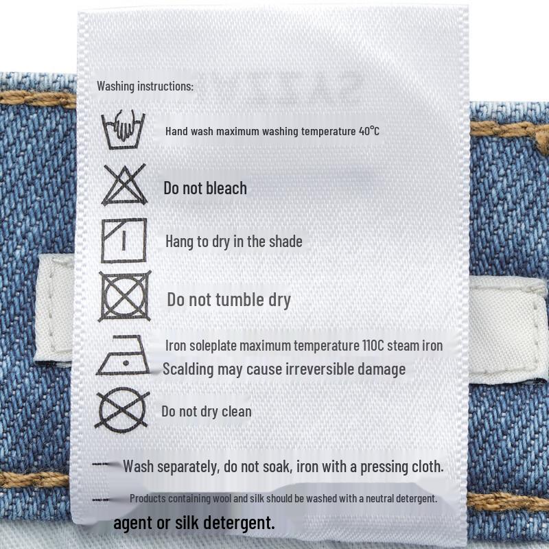 HAZZYS Women's PHIZ Series Washed Wide-Leg Denim Pants