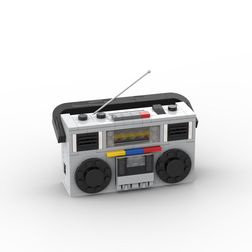 Kreative Retro Ziegel Fernseher Telefon Kamera MOC Bausteine Spielzeug Geburtstagsgeschenke