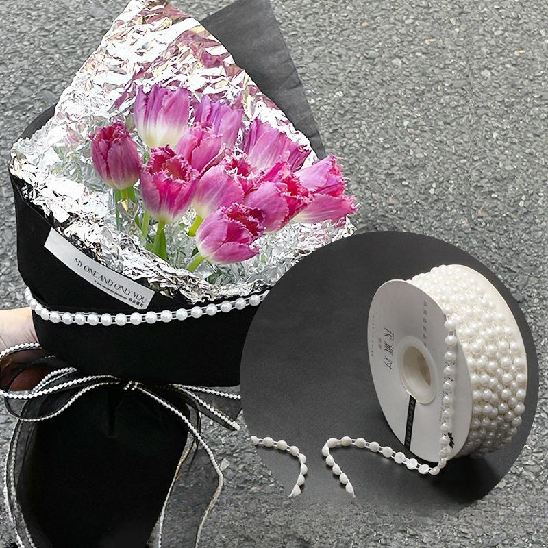 

Жемчужная цепочка, бисерные цветы, подарочная упаковка, декоративные материалы, материалы для DIY подарков, аксессуары для головных уборов