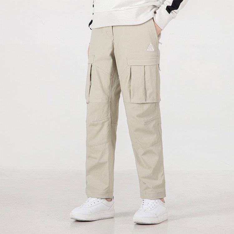 Nike Acg Series Large Pocket Solid Color Cargo Pants Women Bottoms White CV0618-145