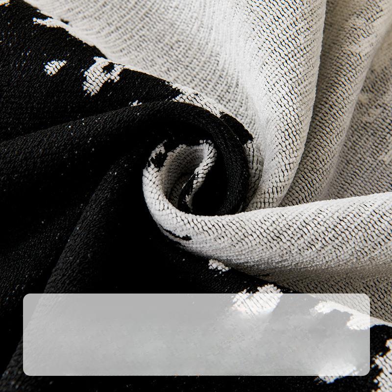 Spring Sofa Slipcover Cover Cloth Black Chenille High Sense Sofa Cover Four Seasons Universal Sofa Towel