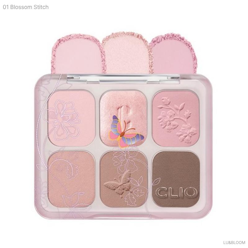 CLIO Muse Master Palette Royal Edition 7.2g (+Free gift) 01 Blossom Stitch