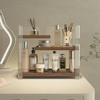 Organizzatore di Lusso in Acrilico per Cosmetici per Lavandino del Bagno o Scrivania
