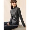 Mohan Yimei Women's Autumn Half-High Collar Slimming T-Shirt