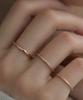 Loveenb [14K Gold] Daily Cutting Hollow Ring