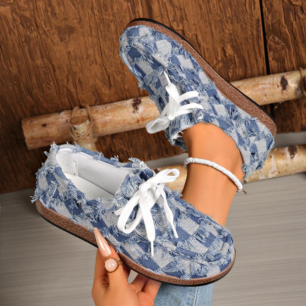 Women's Large-size Spring-autumn New Low-heeled Round-toe Single Shoes - Simple and Elegant